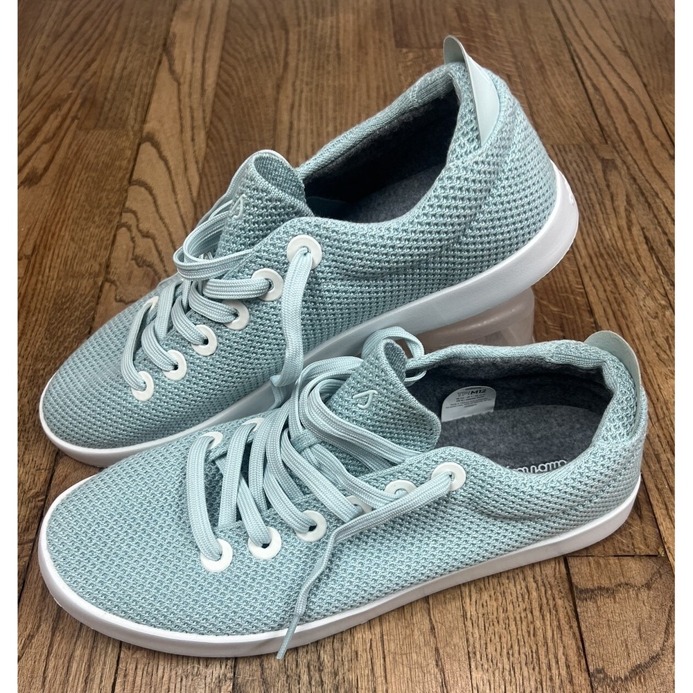 New Allbirds Men's US 12 Tree Piper Knit Lace-Up Sneakers Dreamy Green